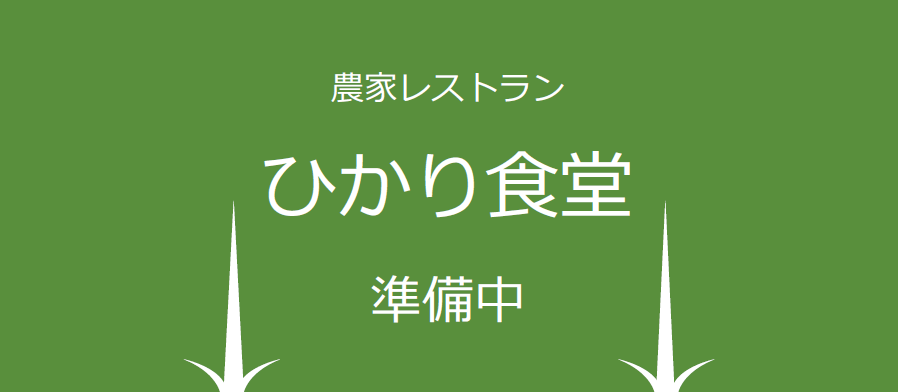 農家レストラン ひかり食堂(準備中) 農家レストラン ひかり食堂(準備中)